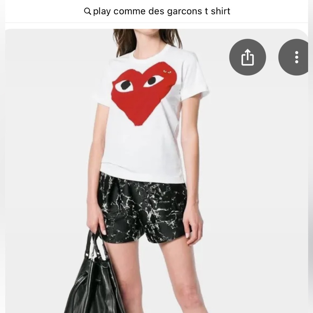 Play come des garçons t shirt size M
